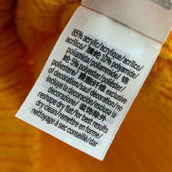 PINK Victoria's Secret Varsity Oversized Boyfriend Chunky Knit Sweater Size S - Picture 6 of 7